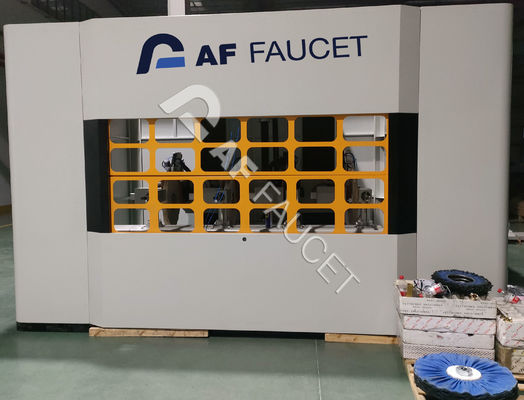 RTAF-AP04AZ-জিংক অ্যালোয় স্যানিটারিওয়্যার পোলিশিং মেশিন, 4-স্পিন্ডল মপ চাকা পোলিশিং মেশিন, সিএনসি পোলিশিং মেশিন