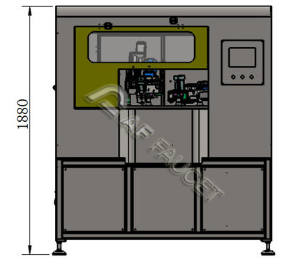 RTAF-RB0408-4-স্পিন্ডলস 8 স্টেশন ব্রাশিং মেশিন ছোট অংশের জন্য সিএনসি তারের অঙ্কন মেশিন